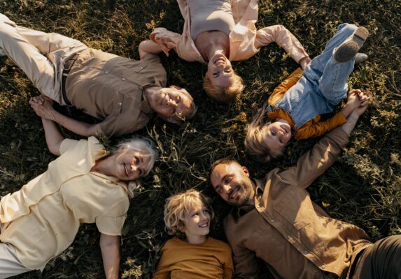 Large Family Outdoors - Legacy - Identity-Based Financial Planning